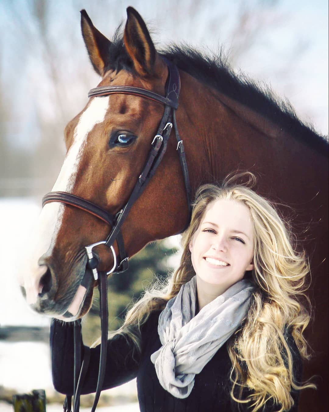 Sierra Mark with her horse
